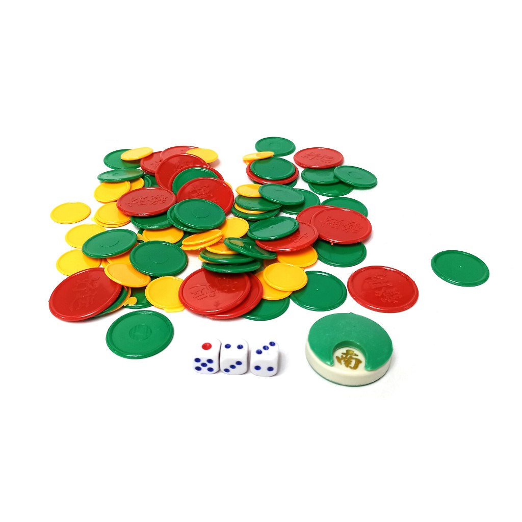 Minicart Mahjong Chip Koin Chip set - MCS801