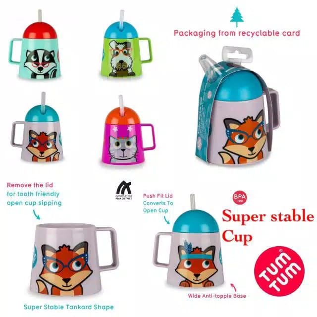 Tum Tum Super Stable Cup Gelas Stabil