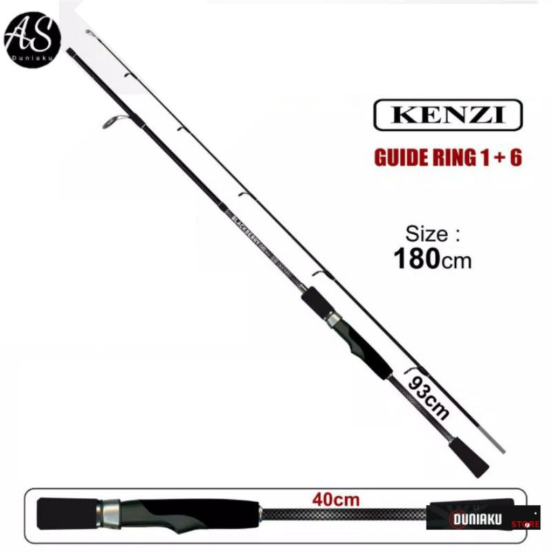 [COD]Joran kenzi redberry 180 cm pilihan17lb 20lb harga per 1pc
