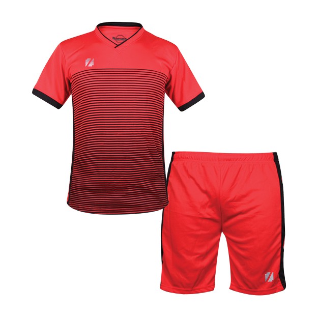 Zeintin - Kaos Olahraga Satu Set/Seragam Futsal/Seragam Bola HN 5161-5166-Merah