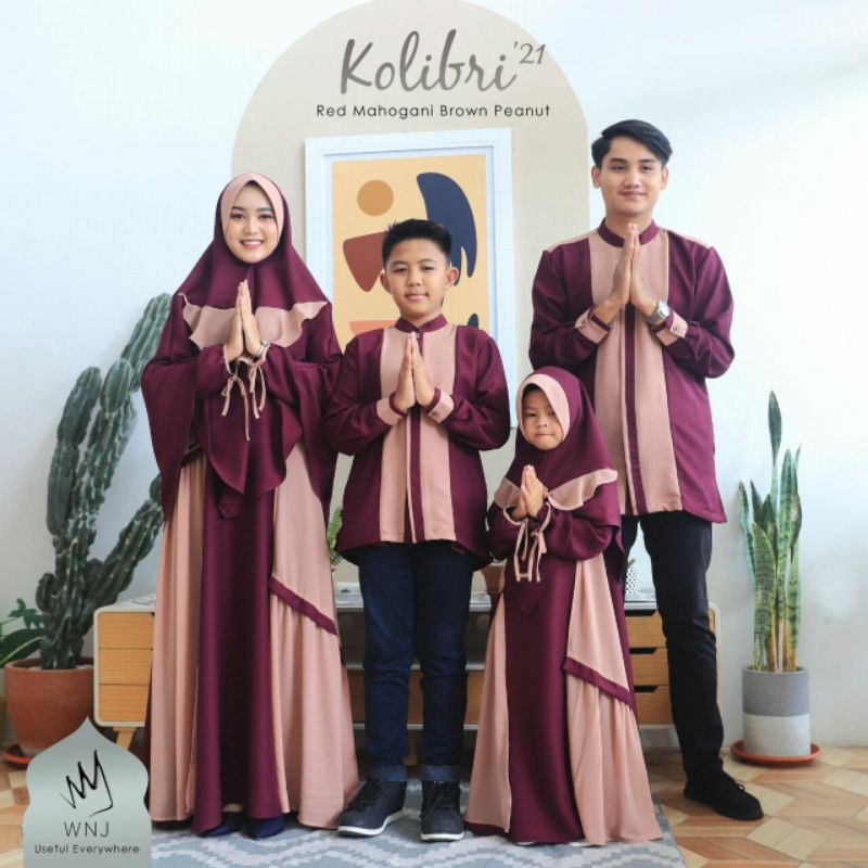 Konin couple family sarimbit idul fitri