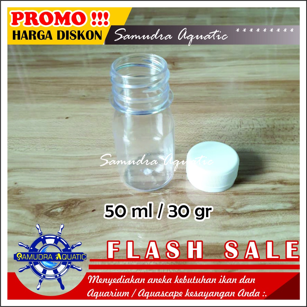 Botol Repack 30gr / 50 ml, Botol Plastik Kemasan Kosong