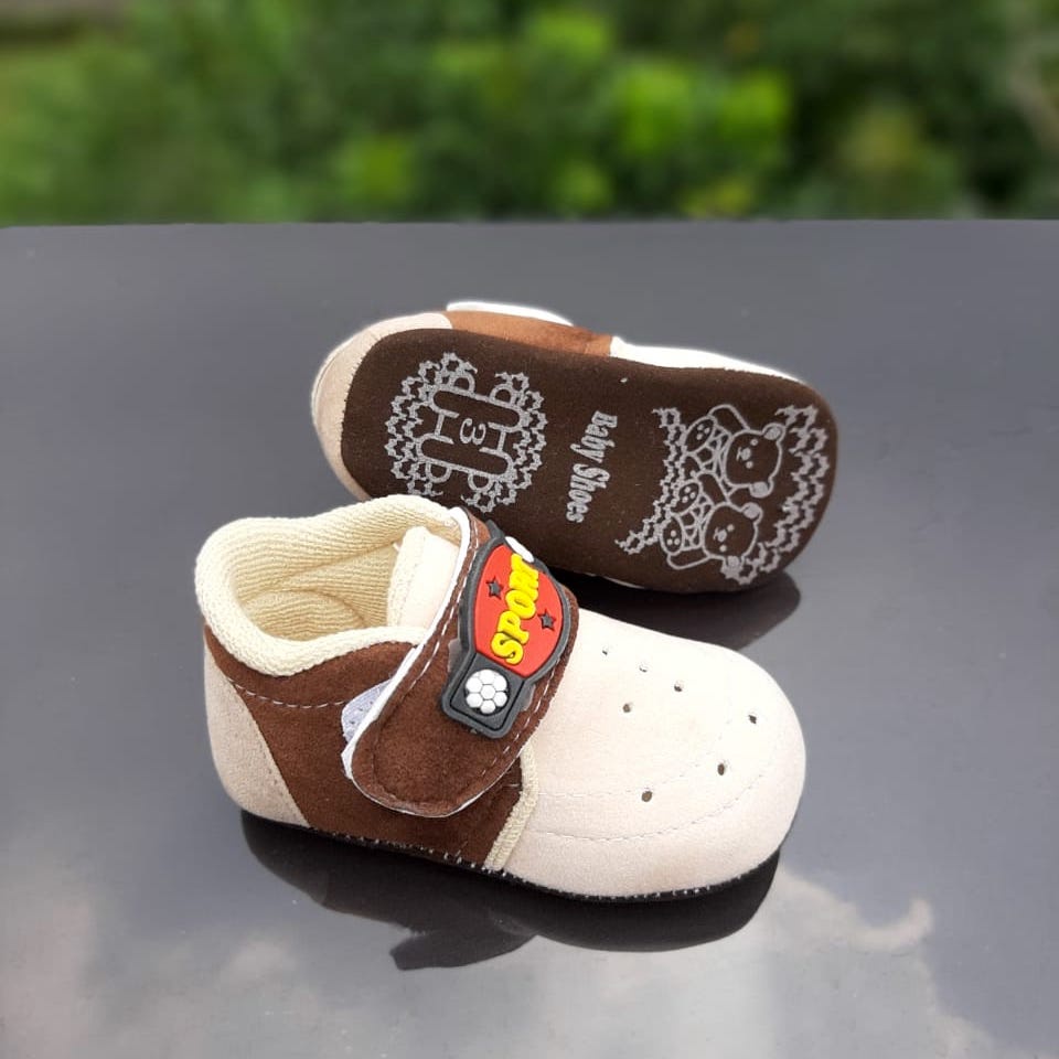 VINANDOZ PRL01 Sepatu Bayi Prewalker anak 1 s/d 12 bulan - Sepatu baby Motif Sport Lucu