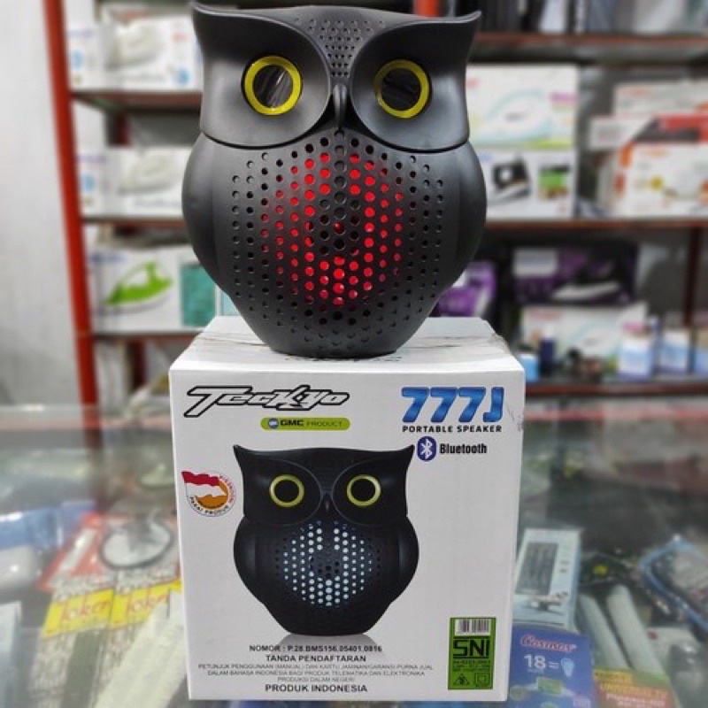 Speaker Bluetooth Tekyo 777J bluetooth bass (burung hantu)