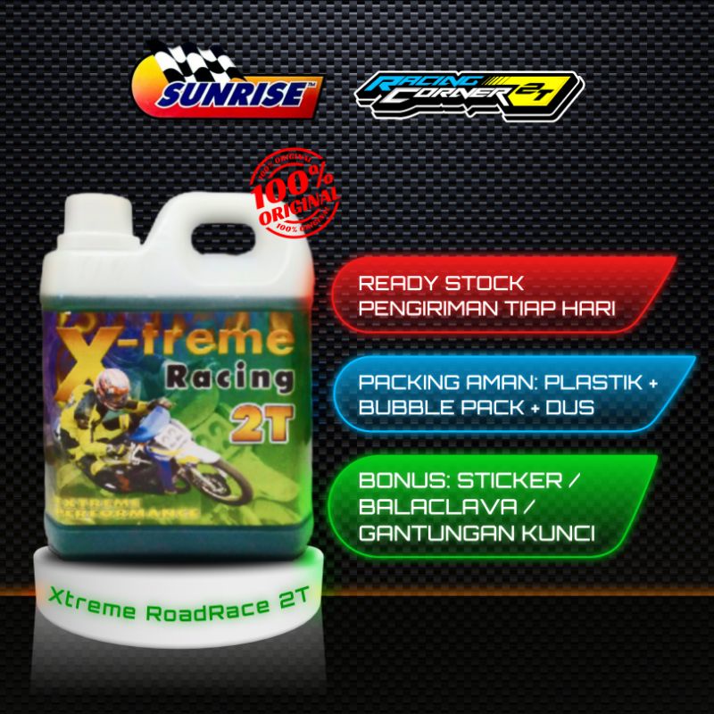 Oli Samping Jadul Sunrise Xtreme Roadrace 2T