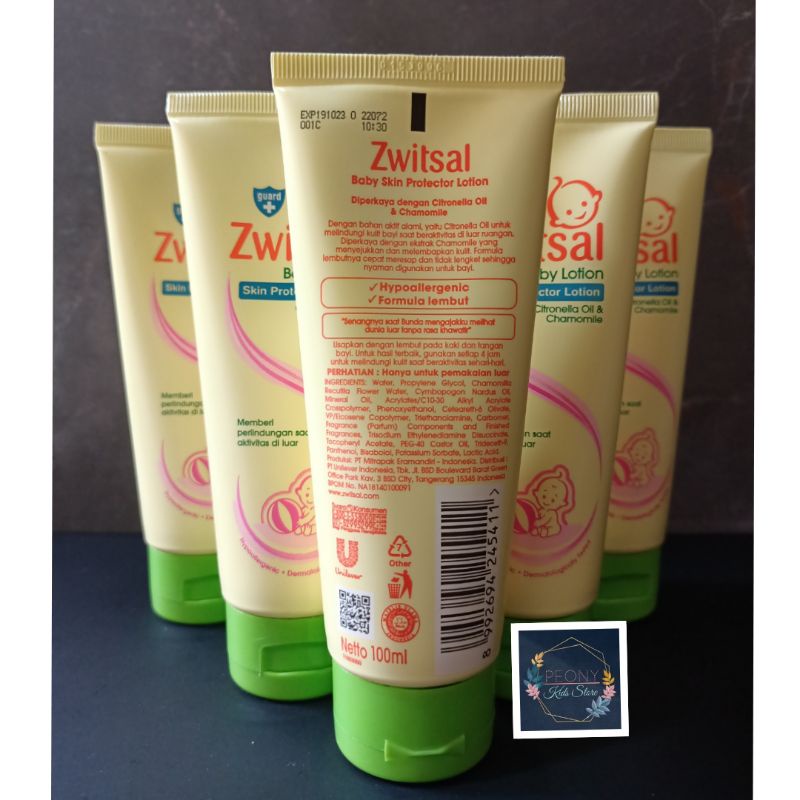 Zwitsal baby SKIN PROTECTOR LOTION citronella oil &amp; chamomile 100ml / Switsal krim 100 ml/Zwitsal lotion anti nyamuk