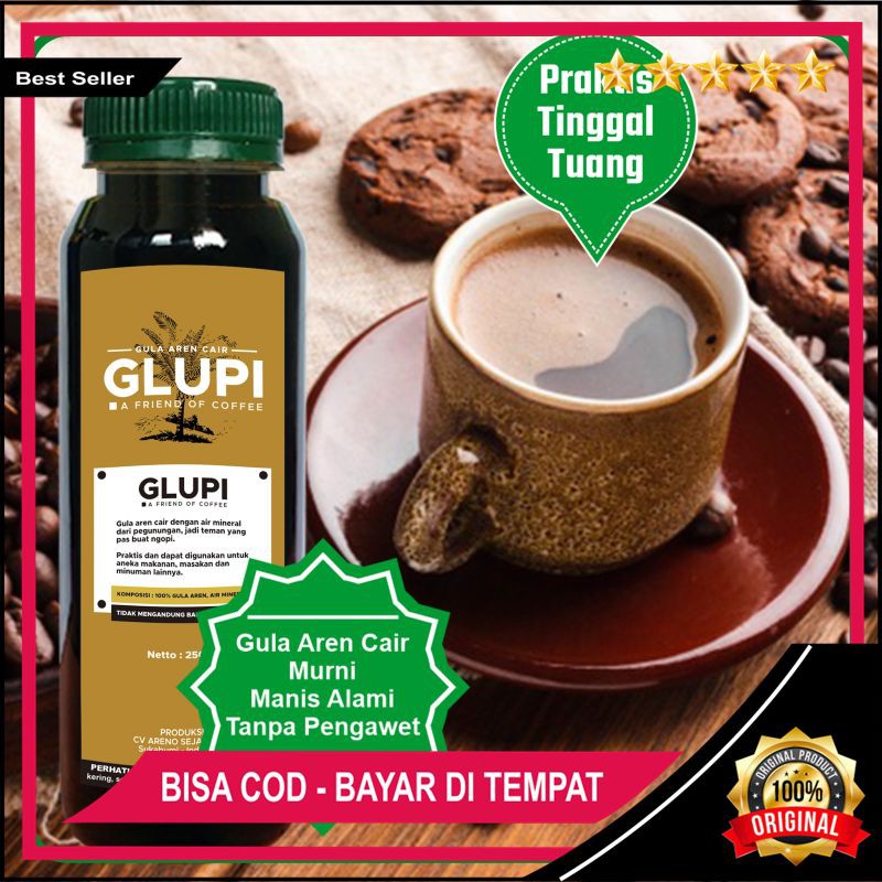 

DAVEGA STORE - GULA AREN CAIR NON BUBUK | UNTUK DALGONA COFFEE GULA KAWUNG | GLUPI