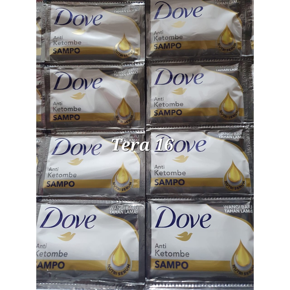 Shampo dove sachet/renceng isi 12 pcs