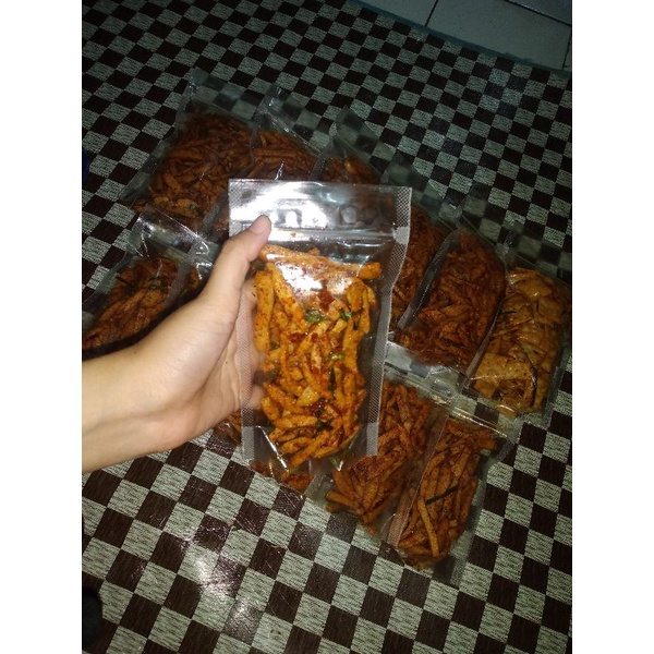 

Basreng pedas daun jeruk, balado, dan original (125 gr)