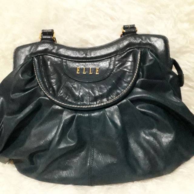 Tas preloved Kulit Navy