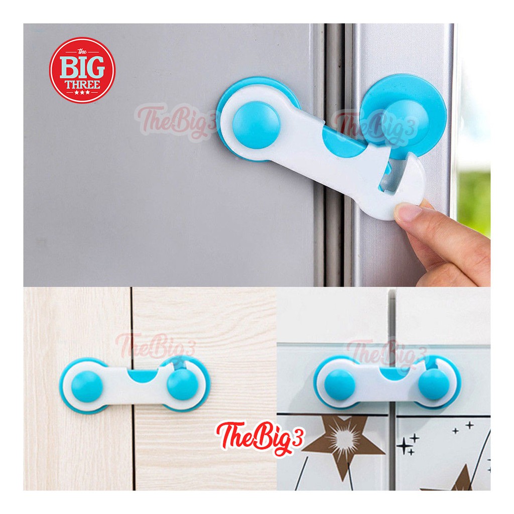 Baby Safety Lock - Kunci Pengaman Laci Kulkas Pintu Lemari dari Anak Bayi Penahan Keselamatan baby