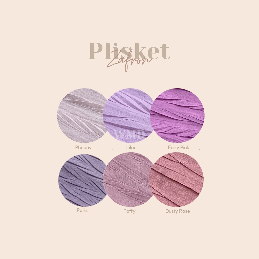 Pashmina Plisket Zafron Padi WMD Fashion-3