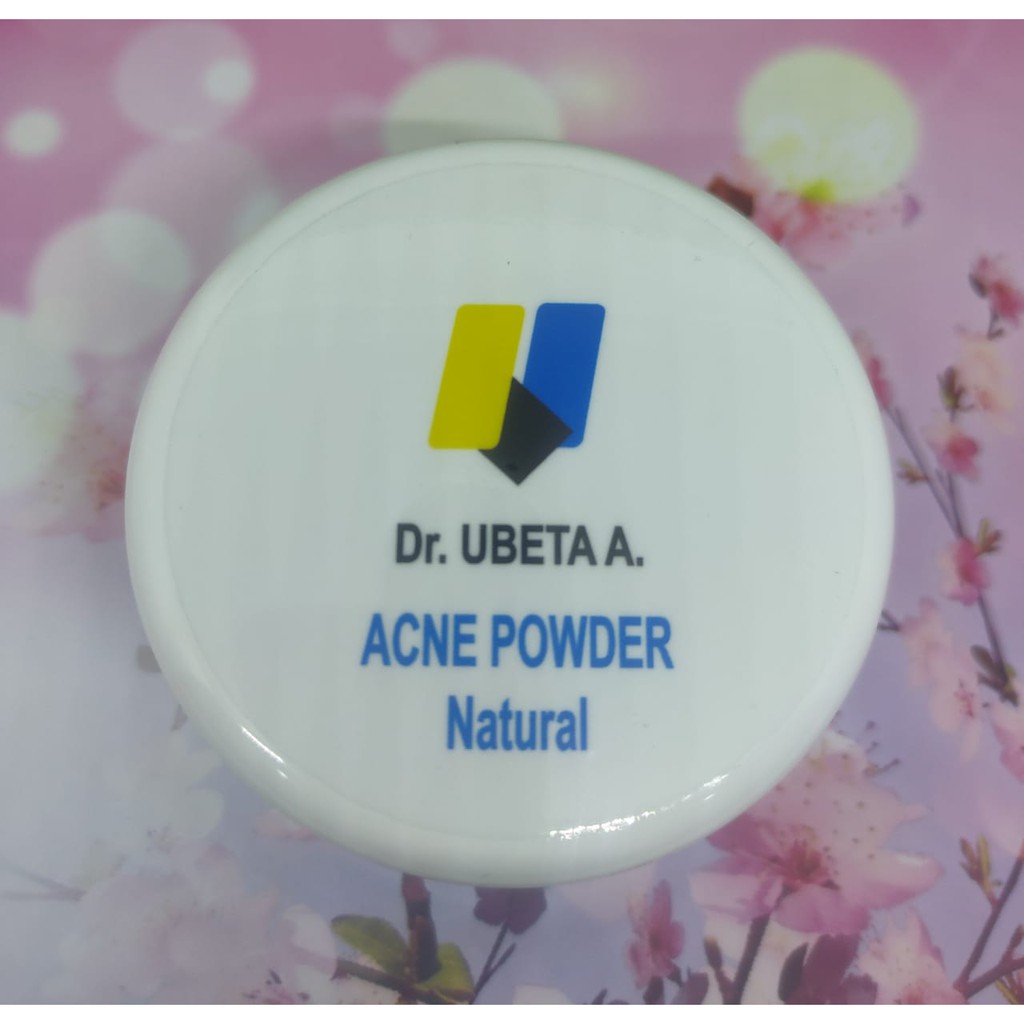 Dr. UBETA A. ACNE POWDER NATURAL 35 g. Bedak Tabur Jerawat utk Mengurangi Jerawat dan Melembabkan