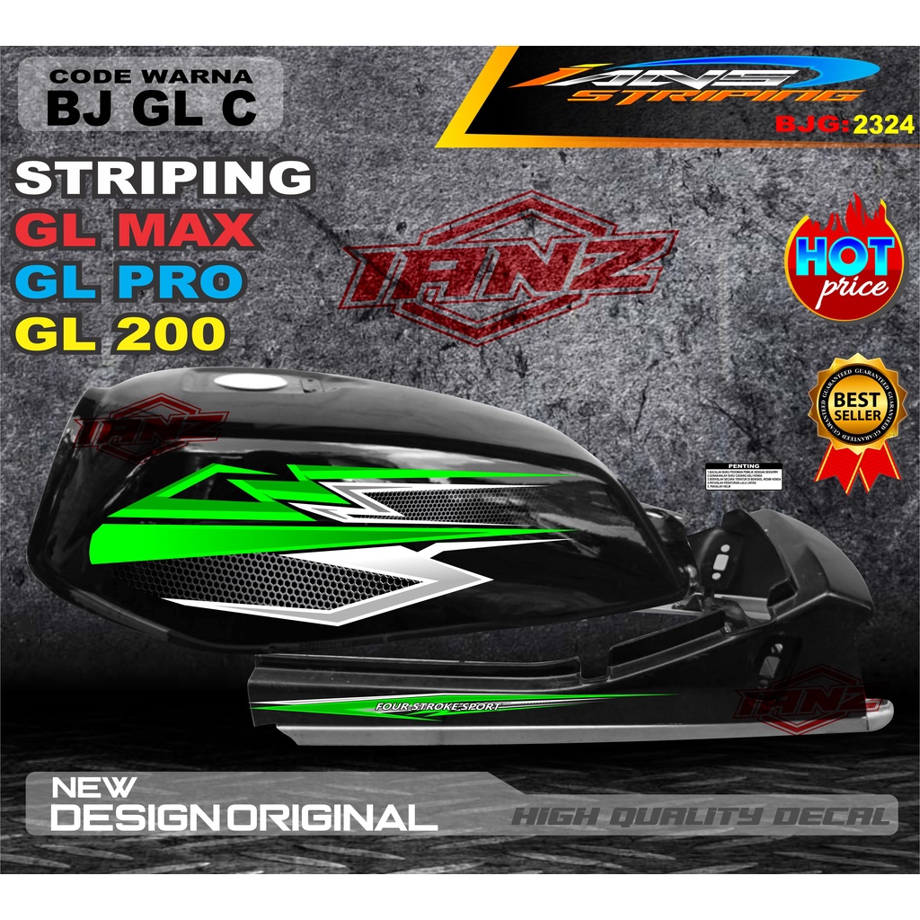 STRIPING GL MAX GL PRO TERBARU / VARIASI STIKER GL TERMURAH / COSTUM STRIPING GL MAX / STIKER MOTOR