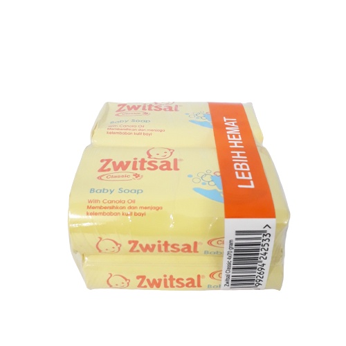 ZWITSAL BABY SOAP ISI 4 BATANG/centraltrenggalek