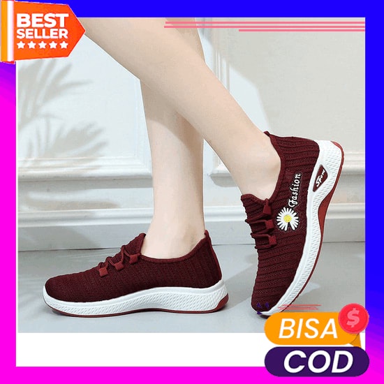 Rj Sepatu Wanita Spatu Kets Casual Putih Import Original  Mahal Kekinian Untuk Kerja Model Sekarang 