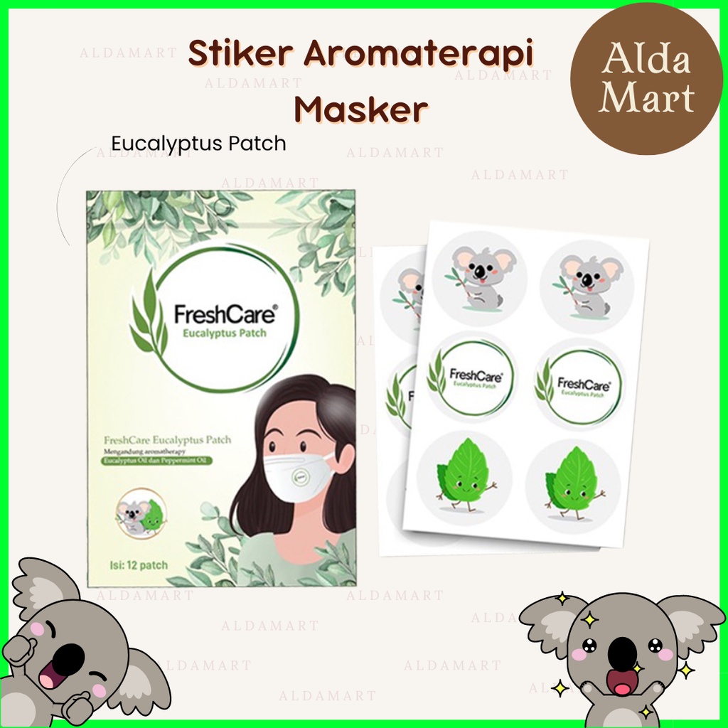 Freshcare Eucalyptus Telon Patch (1 sachet isi 12 Patch) Sticker Masker Aroma Masker