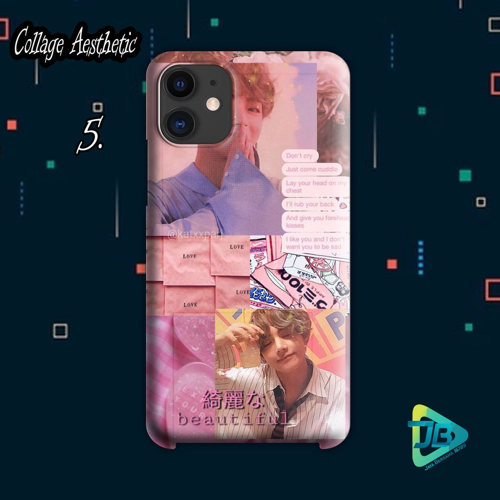 Hardcase COLLAGE AESTHETIC Samsung J2 prime Grand Prime A10 M10 A20 A30 M10S A20s A30s A50 JB4398