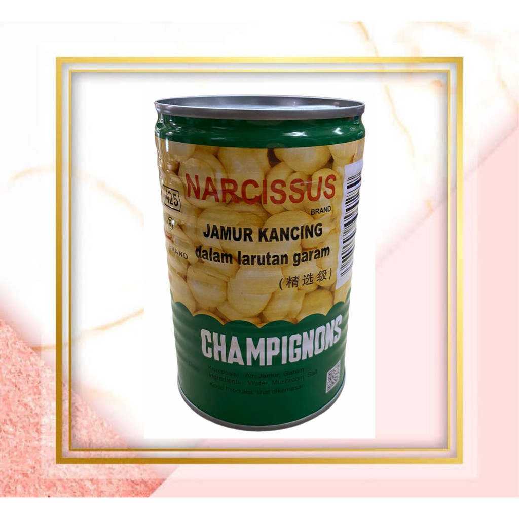 

Jamur Kancing Kaleng Champignons 425gr / Mushroom Narsisius Brand