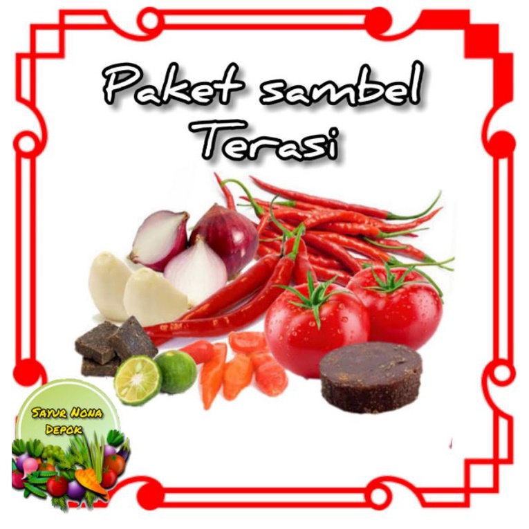 

paket sambal terasi fresh