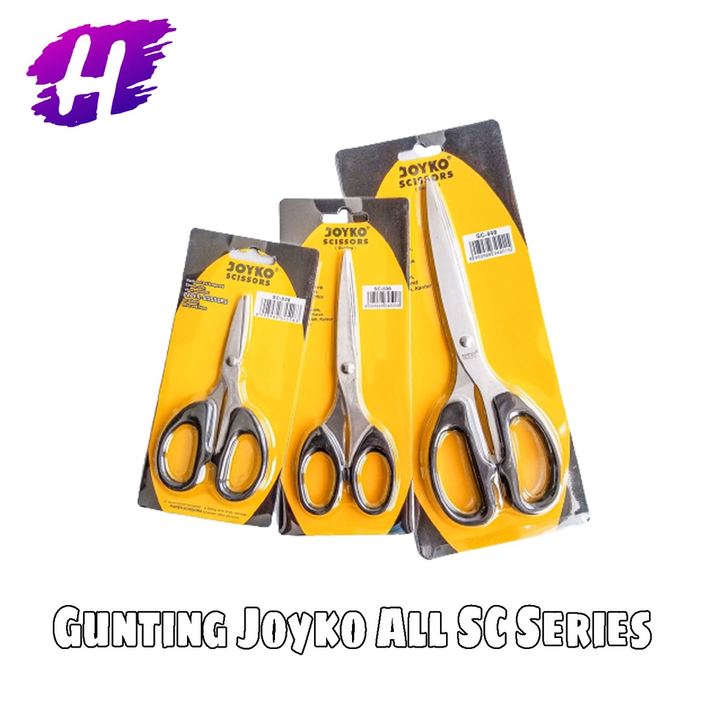 

❤️H2O❤️ Joyko Gunting Joyko Kecil SC 828 / Gunting Sedang SC 838 / Gunting Besar SC848 Joyko Big Scissor Medium Scissor Small Scissor