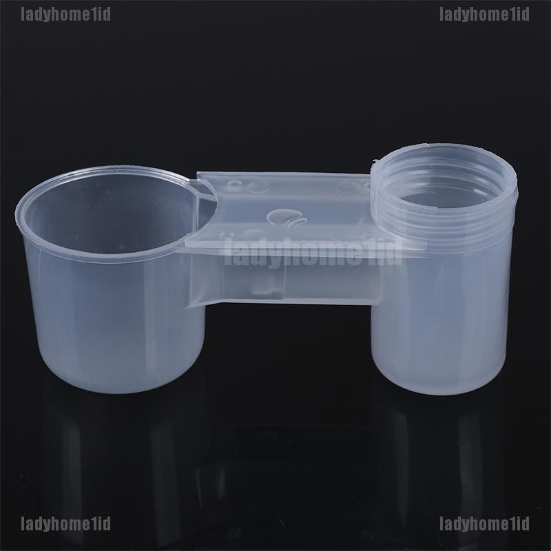 Plastic Pet Bird Drinker Feeder Water Bottle Cup Cat Chicken