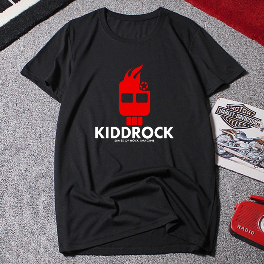 KAOS T-SHIRT DISTRO BANDUNG KIDDROCK COTTON COMBED 30S / TSHIRT / KAOS DISTRO film Pria Dan Wanita