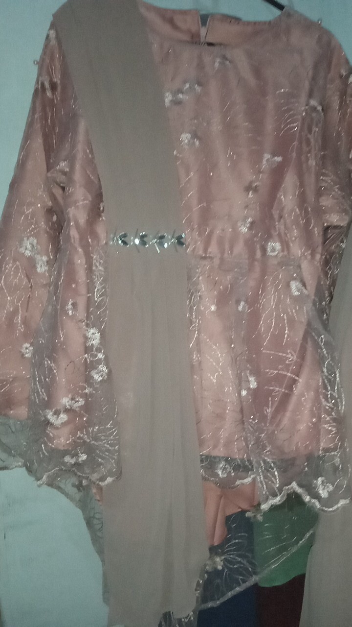 Blouse Anjela Dus - Aurora Selendang Ceruty - Stelan Kebaya Modern - Kebaya Wisuda - Kebaya Kekinian
