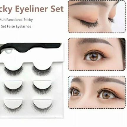 New Arival Bulu Mata Palsu Magnet 3D Natural Bulu Mata Eyelash Extension Ready Stok/5.5 STOK READY/H