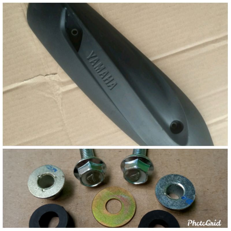 PAKET TAMENG TUTUP KNALPOT PLUS BAUT MIO J