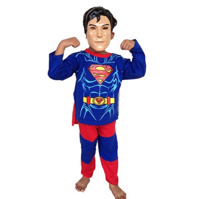 Baju Kostum Anak Topeng  Superhero Pahlawan Super