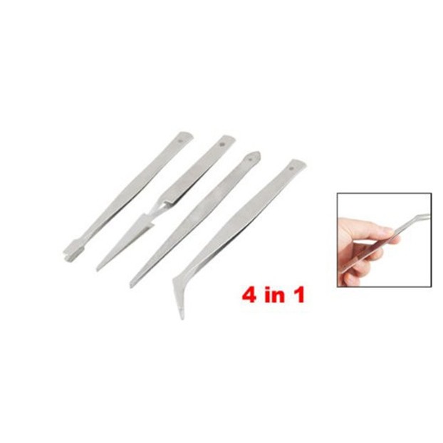 4 Piece Tweezer Set / 4 pcs pinset