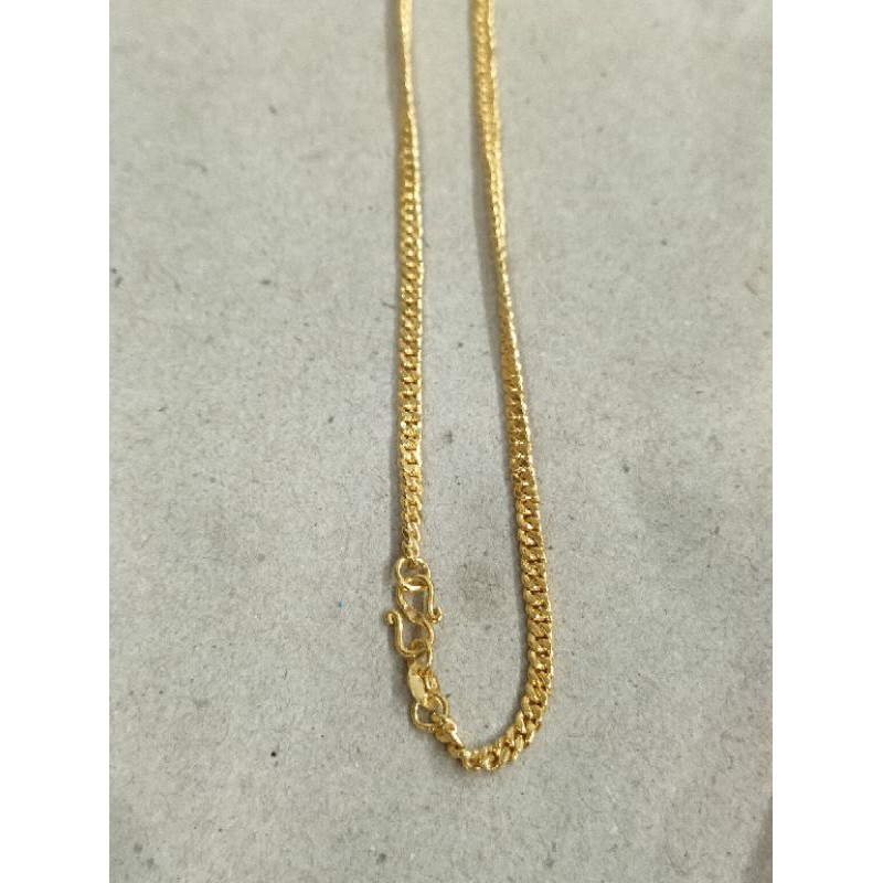 kalung susun sirih 10 gram emas muda