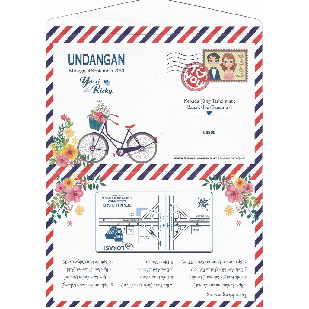 Blanko Undangan Erba 88208