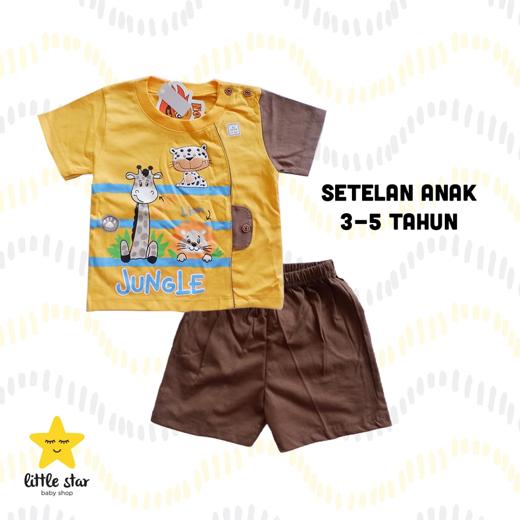 Lion Setelan Anak Cowok | Baju Set Anak Cowok