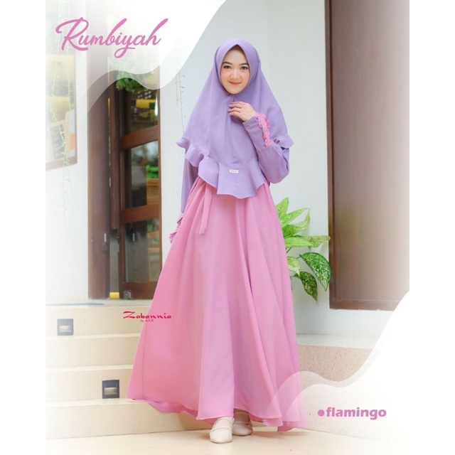 Rumbiyah Dress by Zabannia Gamis Set Khimar