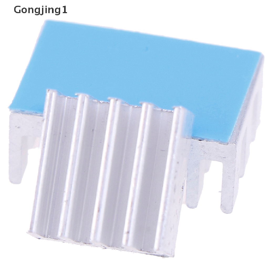 Gongjing1 5Pcs Radiator Heatsink Aluminum Untuk Raspberry Pi 2 / 3 / 4 3B + 4B