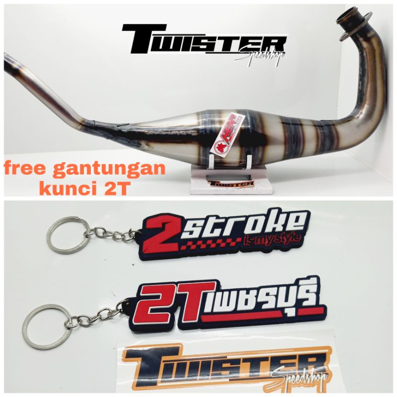 perut chamber knalpot nens Ninja R/RR perut 41 Leher L step standar non cobra nens knalpot original