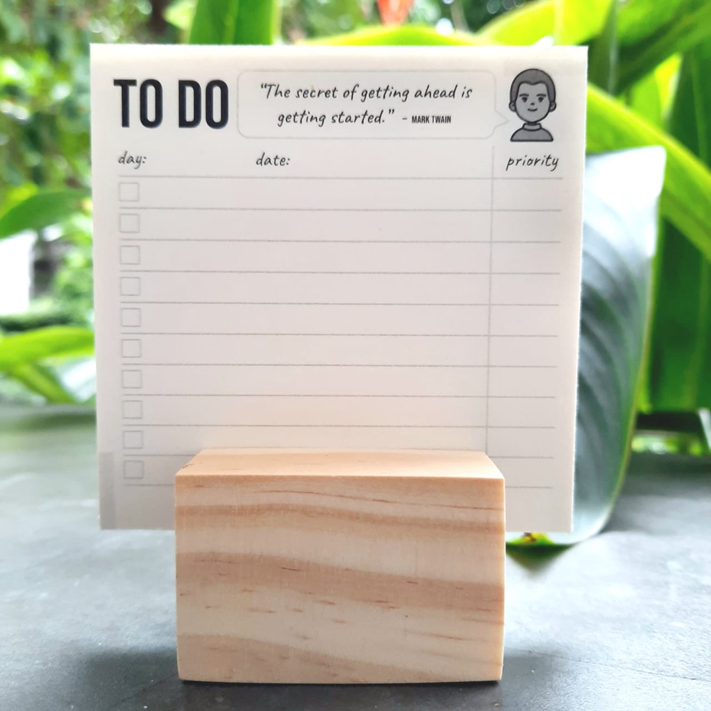 

PAPERIKO | 30 Sheets To Do Notes/ Kertas Memo