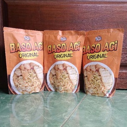 

Ashiaaapp Bakso Aci Original (130gr) / Baso Cemilan Instant Pedas Gurih Mantap Jiwa