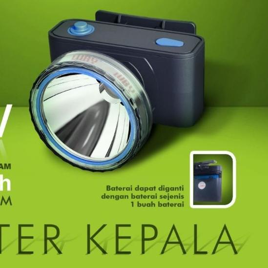 Senter Kepala LUBY 10 Watt/ LUBY 2897/ L2897/ L-2897/ 2897K 2897L