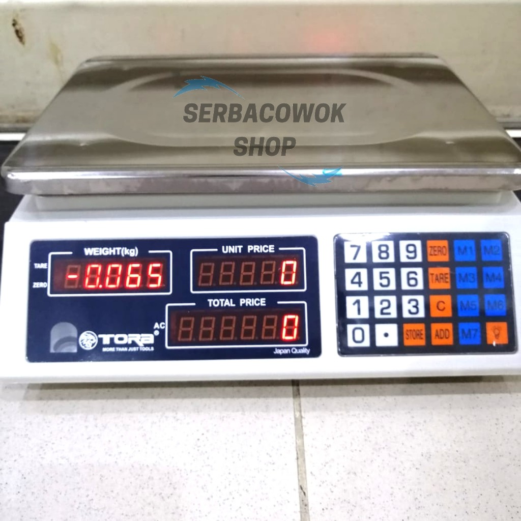 Timbangan Duduk Digital Serbaguna Tora kapasitas 30 kg Digital Scales