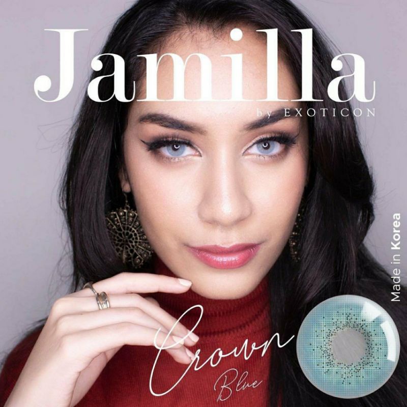 Softlens X2 JAMILLA 14.5 MM CROWN BLUE MINUS -0.50 S.D -6.00