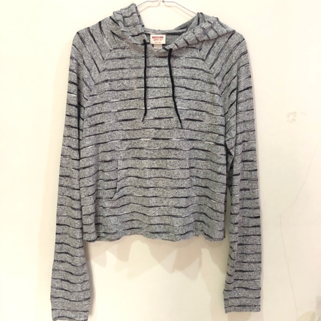 (PRELOVED) mossimo supply co sweater grey hoodie