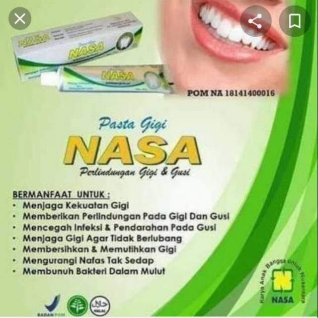 Odol pemutih gigi /pasta gigi pemutih /pasta gigi herbal/odol nasa/nasa pasta gigi#odol pemutih gigi