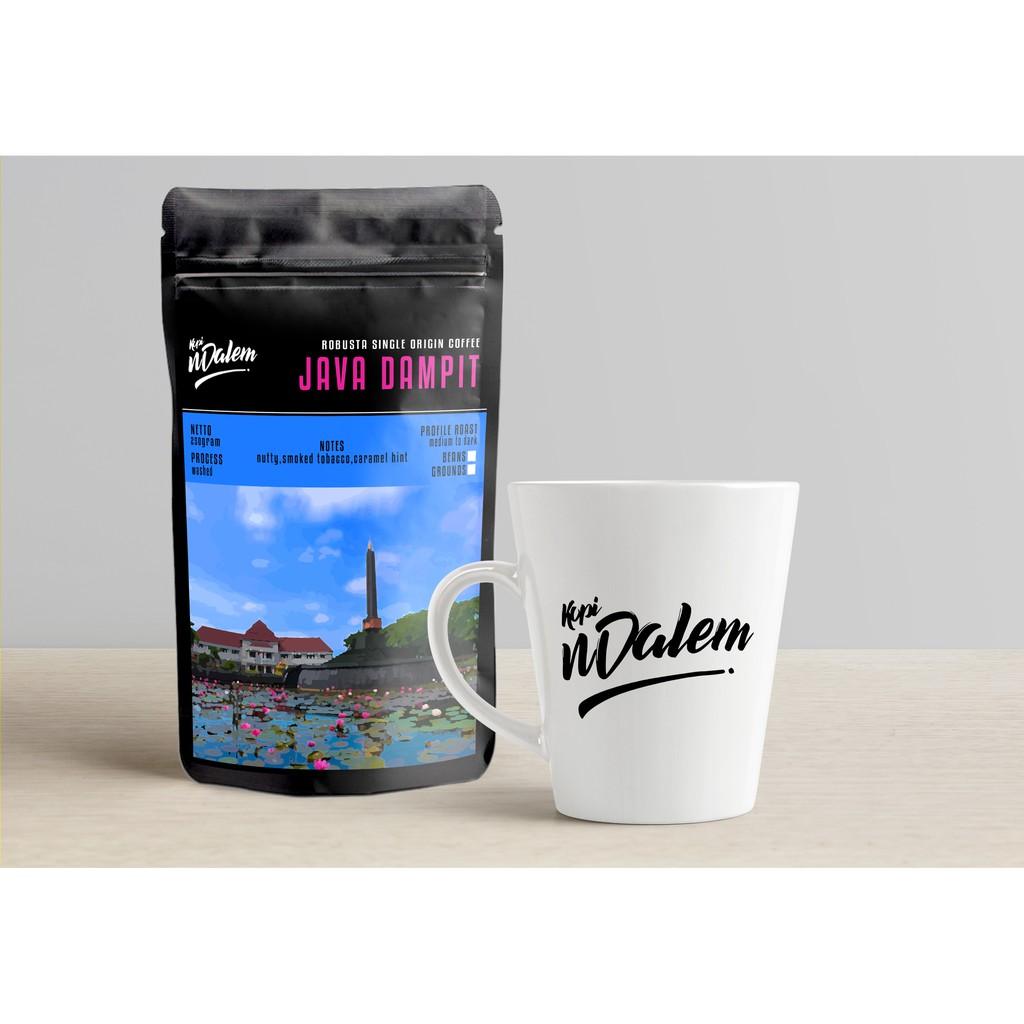 

Biji Kopi Robusta JAVA DAMPIT Single Origin Coffee 250gr Specialty