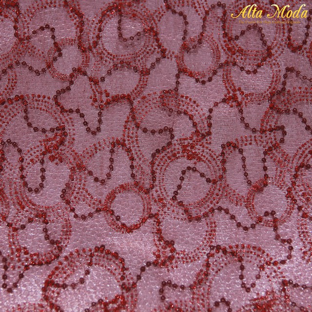 

Alta Moda Kain Tile Bordir Lurex Maroon (1M)