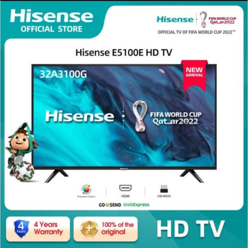 Hisense 32 inch HD TV - Dolby Digital - 32A3100G