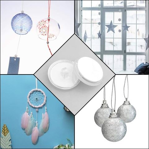 20Pcs 2CM Strong Ceiling No Traces Mini Transparent Disc Hook/Self Adhesive Seamless Hanging Sign Flag Round Storage Hooks