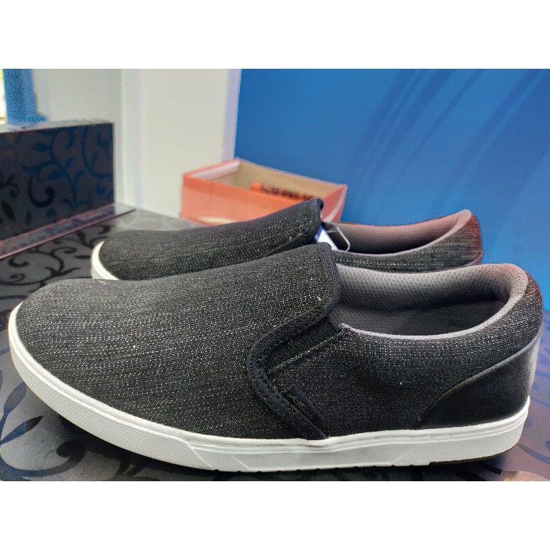 SEPARU PRIA - SEPATU SLIP PRIA - SEPATU COWOK - SEPATU KASOGI SERGIO HITAM